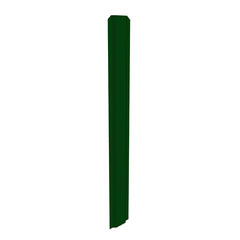 Евроштакетник двухсторонний П-образный 0,6 мм 125х2000 мм зеленый шагрень RAL 6005
