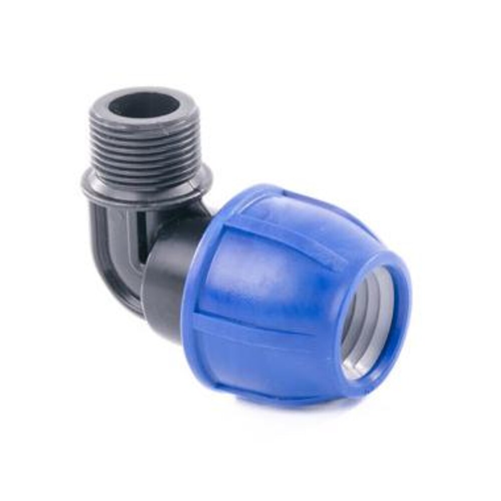 Угол ПНД Ростурпласт компрессионный переходной 32 мм х 3/4 НР(ш ...