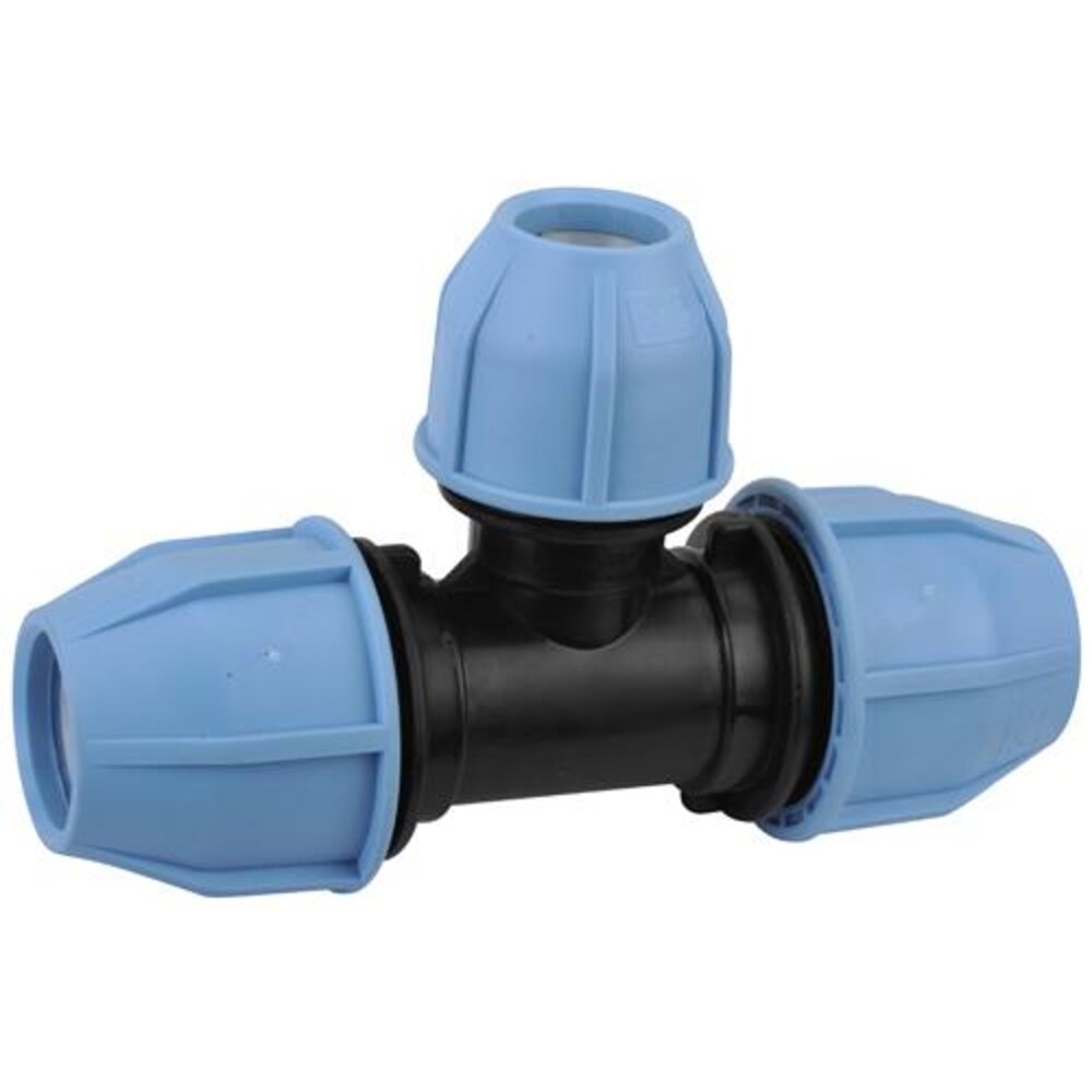 Тройник полиэтиленовый компрессионный переходный 32 мм х 20 мм х 32 мм ...