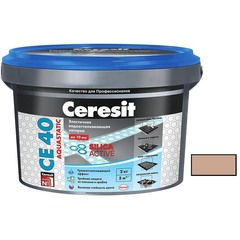 Затирка цементная Ceresit CE 40 aquastatic сиена 2 кг