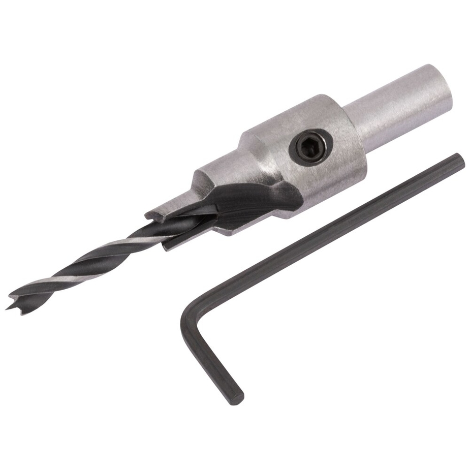 Сверло с зенкером для мебельных стяжек 4 мм/зенкер 6,5 мм (для стяжки ...