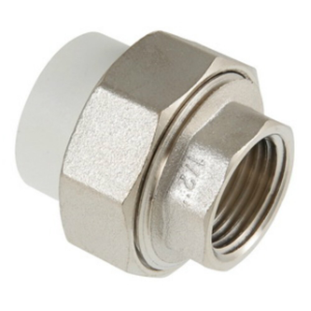 Муфта полипропиленовая разъемная Valtec 20 мм х 1/2 ВР(г) — купить в ...