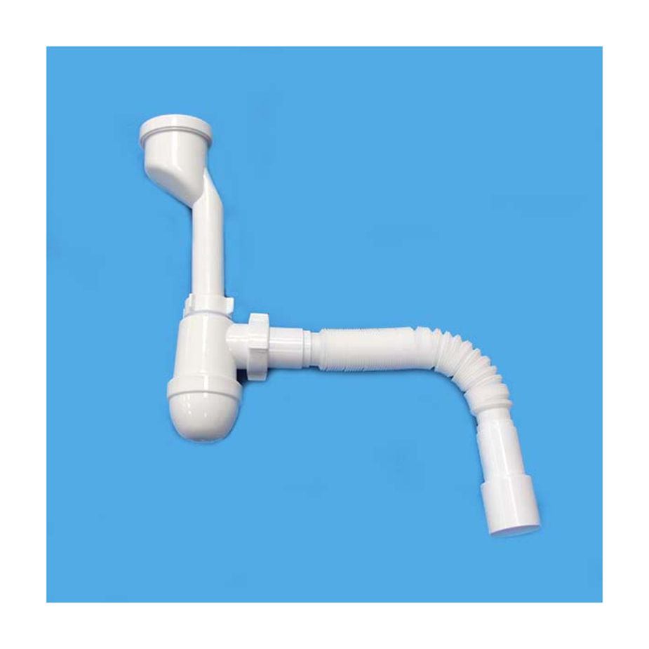 Сифон для писсуара U1016, с выходом на 40-50, с гофрой 32х40/50 Ани ...