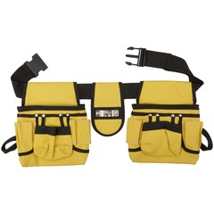 Сумка поясная для инструментов Fit (12512) двойная 22 карманов