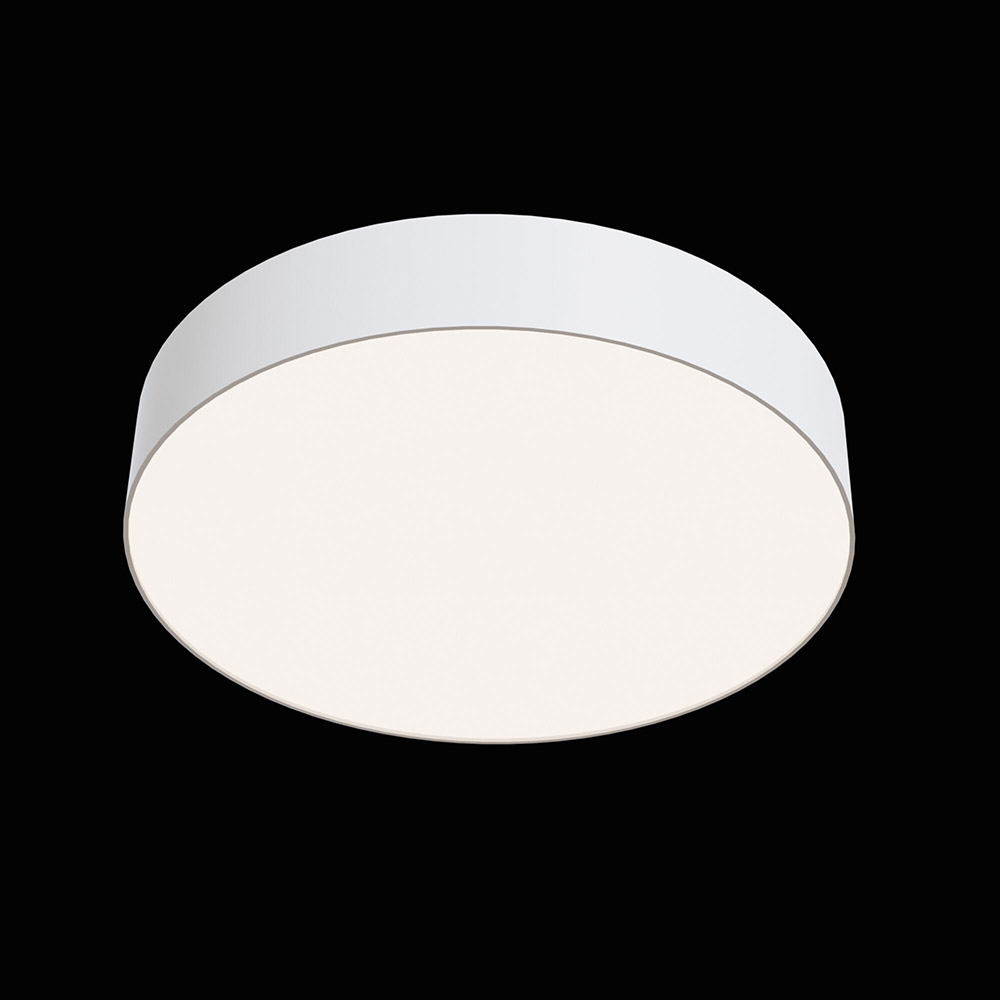 фото Светильник светодиодный потолочный накладной maytoni zon (c032cl-l43w4k) 38 вт 175-240 в белый 4000к естественный белый свет ip20 d300x55 мм
