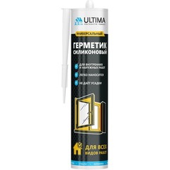 Герметик силиконовый универсальный Ultima U серый 280 мл