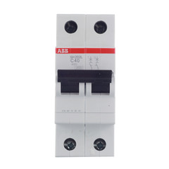 Автоматический выключатель ABB SH202L (2CDS242001R0404) 2P 40А тип С 4,5 кА 400 В на DIN-рейку