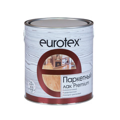 Лак паркетный Eurotex Premium 2,5 л глянцевый