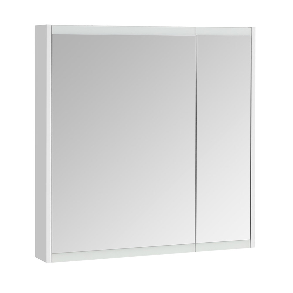Зеркальный шкаф Aquaton Нортон 800х810х130 мм белый шкаф пенал aquaton нортон r белый глянец