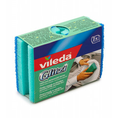 Губка для мытья посуды 70х95х39 мм Vileda Глици (2 шт.)