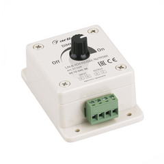 Диммер для светодиодного светильника Arlight LN-X-1CH пластиковый 96-192 Вт IP20 (011439)