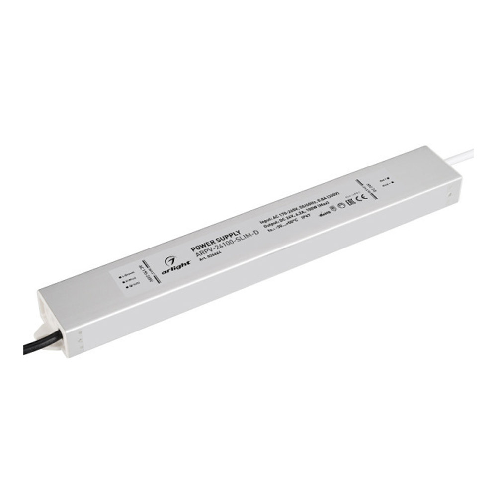 Блок питания для светодиодного светильника Arlight металлический 100 Вт IP67 200-240/24 В