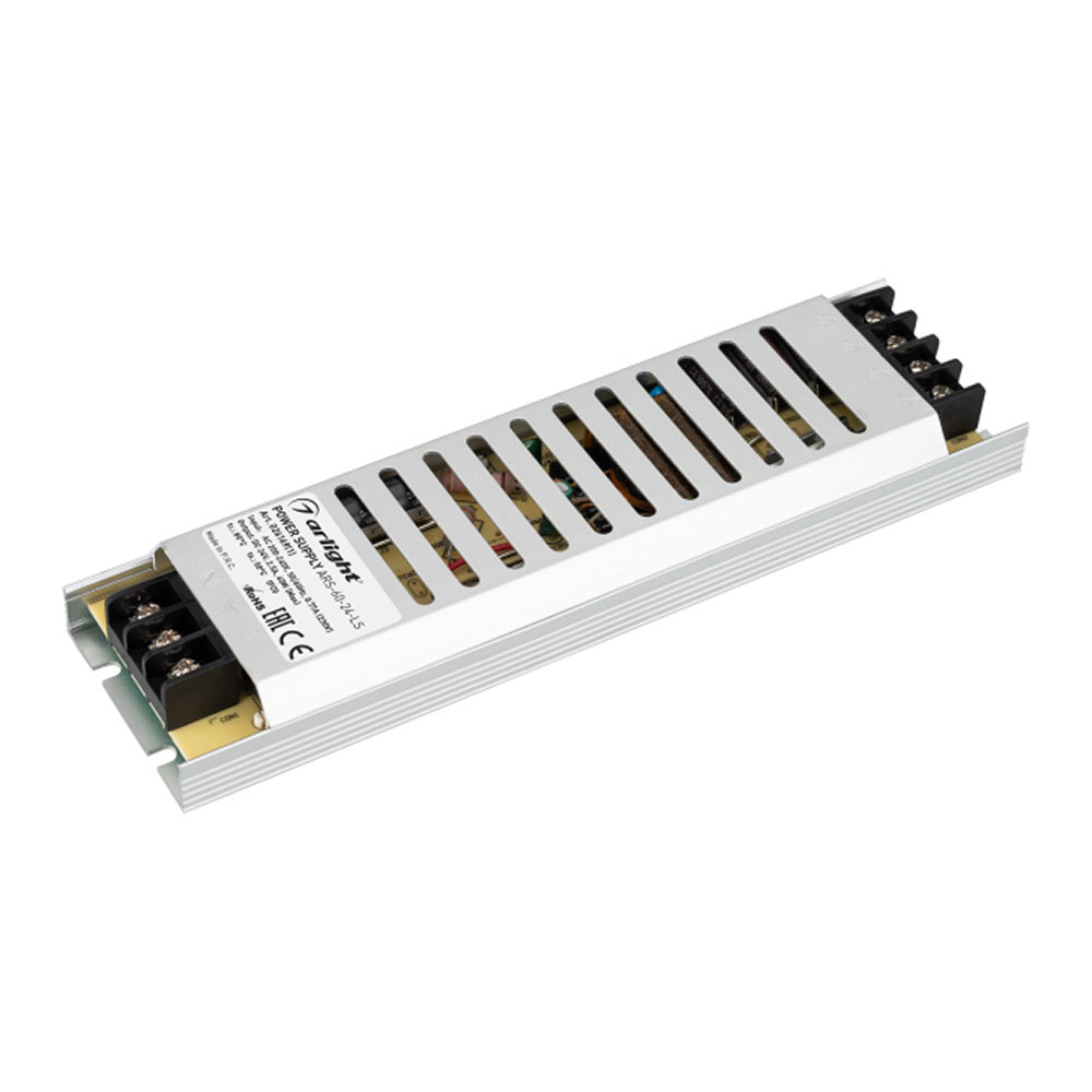Блок питания для светодиодного светильника Arlight металлический 60 Вт IP20 200-240/24 В