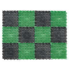 Коврик придверный травка Sunstep 42х56 см черно-зеленый