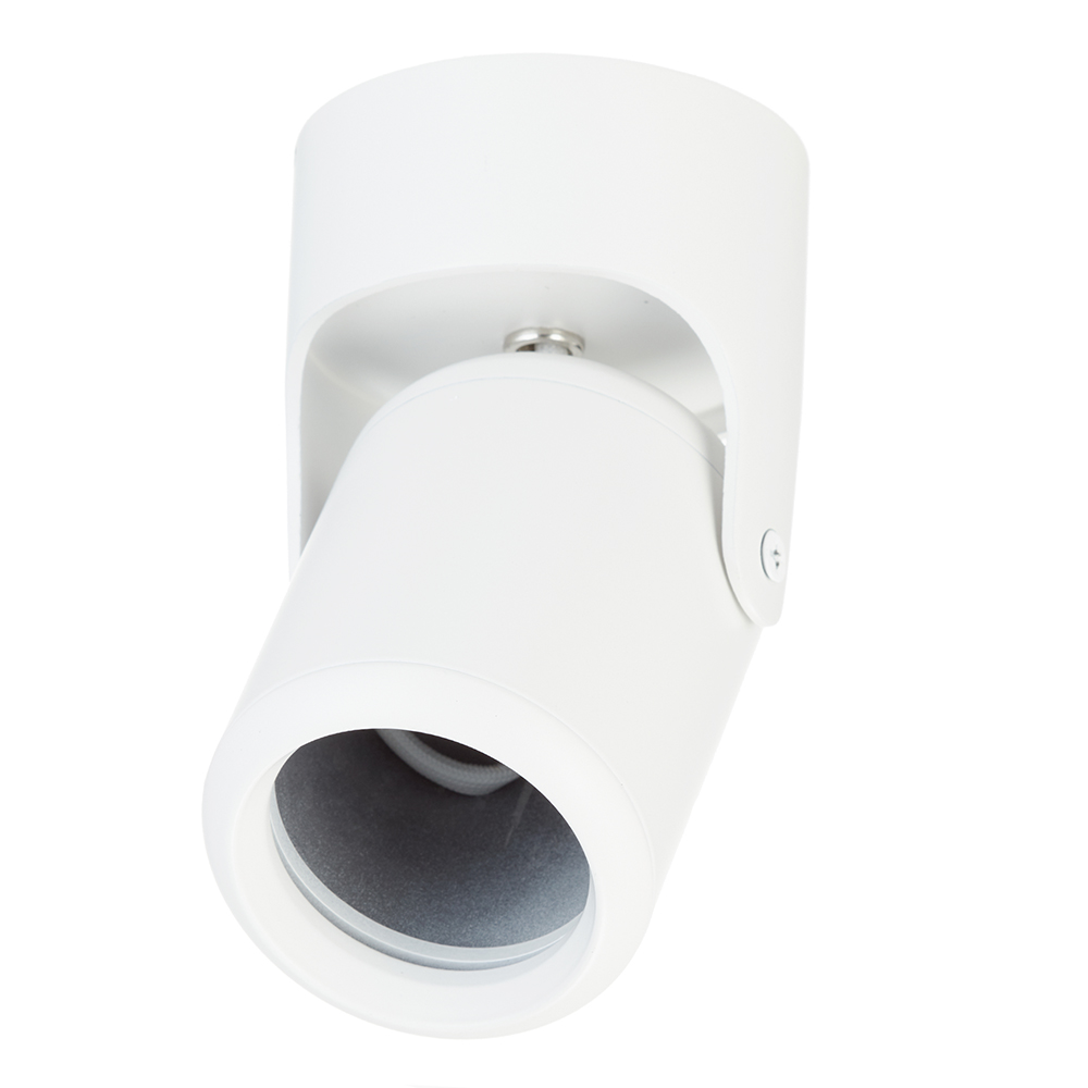 фото Светильник настенно-потолочный gu10 50 вт 75 мм ip20 novotech pipe (370454)