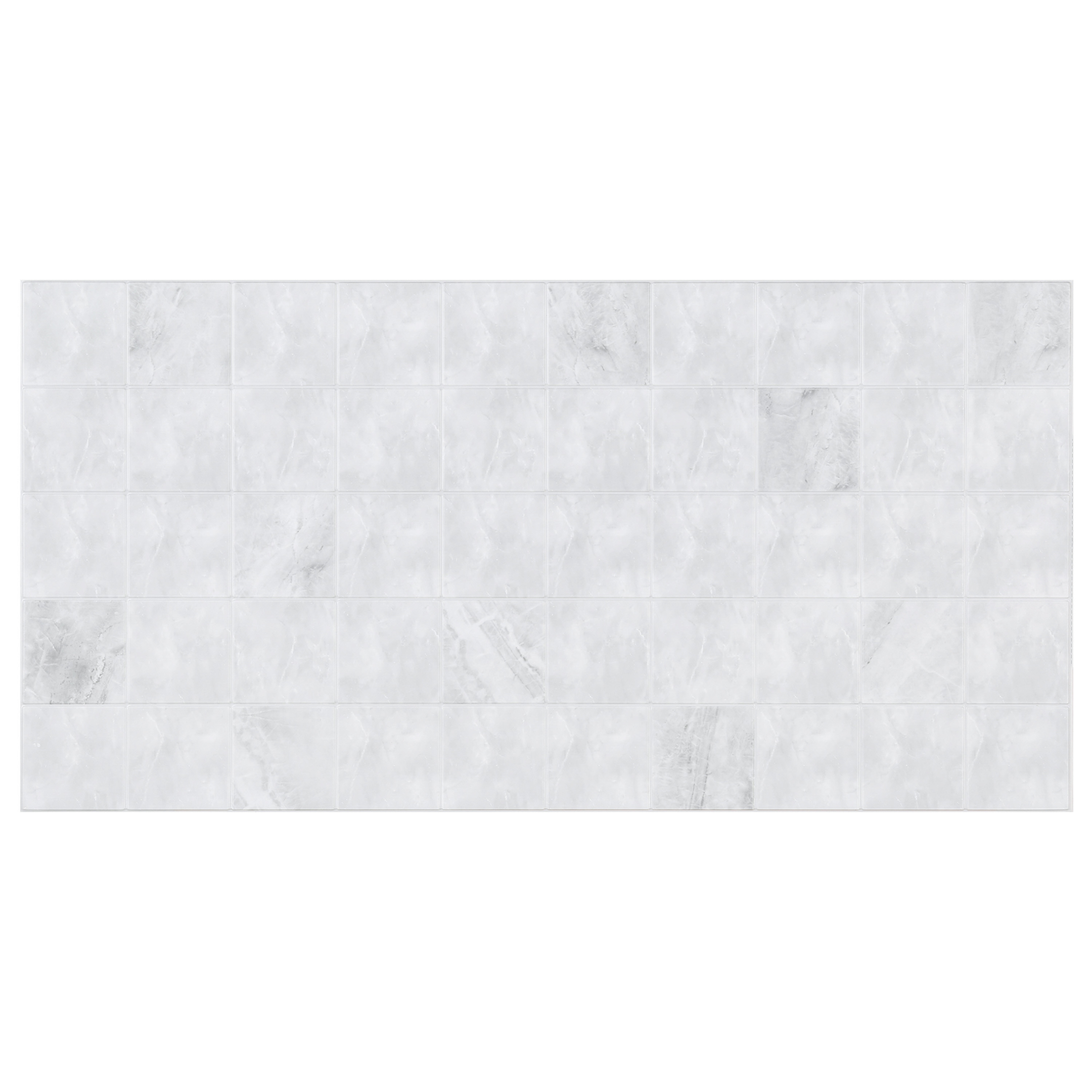 Панель ПВХ 485х960х0,3 мм кафель мрамор серый офсет