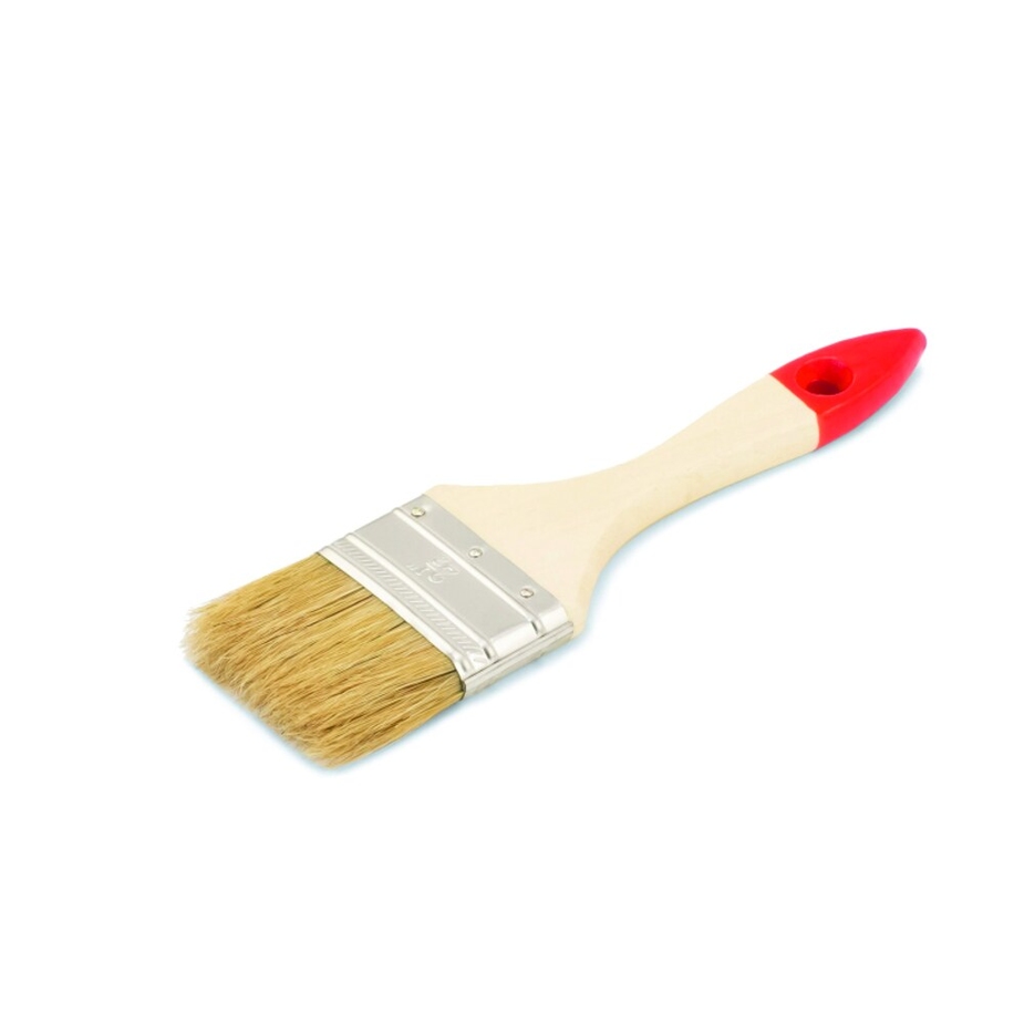 Кисть плоская натуральная щетина Color Expert 60 мм для эмалей и лаков ...