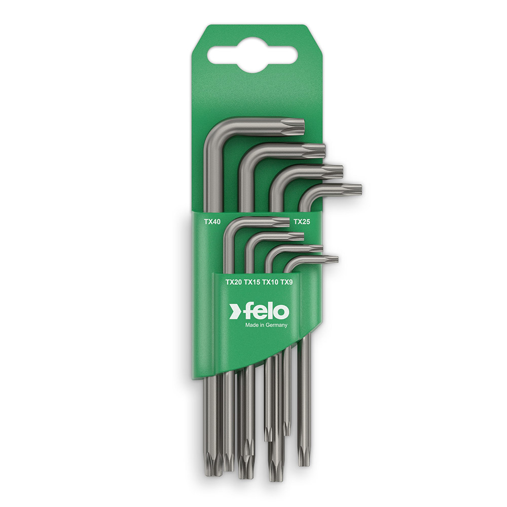 

Набор шестигранных ключей Felo Torx 9-40 мм (34888811) (8 шт.)