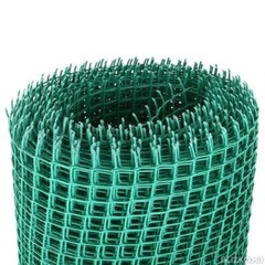 Сетка пластиковая заборная Дачник 1х10 м зеленая ячейка 15х15 мм