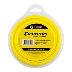 Леска для триммера Champion Round (C5012) круг 3,0 мм х 25 м желтый