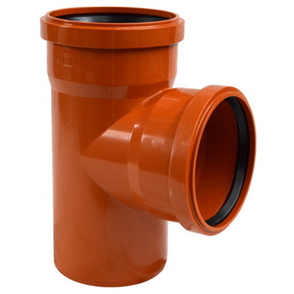 Тройник наружный d110 мм 87° двухраструбный Синикон — купить в ...