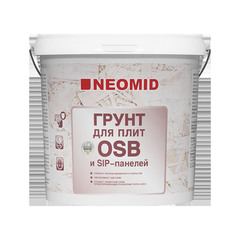 Грунт Neomid для плит OSB и SIP-панелей белый 7 кг