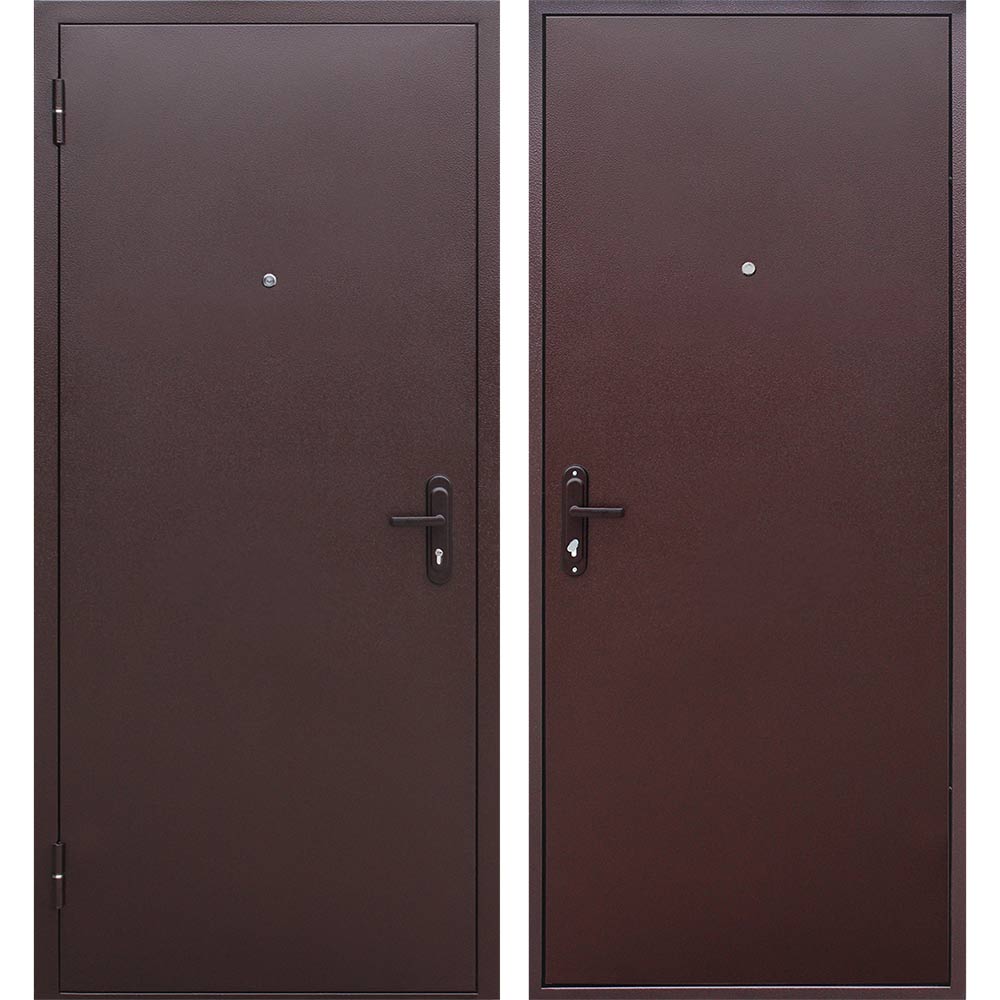Дверь входная Прораб левая медный антик - медный антик 860х2050 мм дверь входная прораб правая антик серебро дуб белый 860х2050 мм