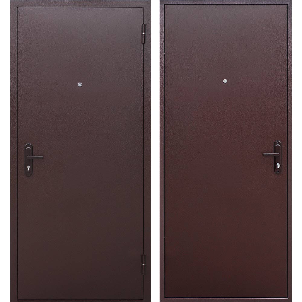 Дверь входная Прораб правая медный антик - медный антик 860х2050 мм входная дверь нео 3 правая 2050x960 антик медный венге