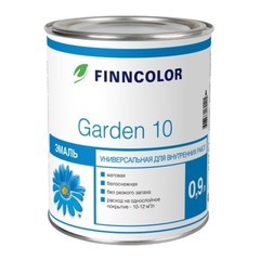 Эмаль алкидная универсальная Finncolor Garden 10 основа А полуматовая 0,9 л