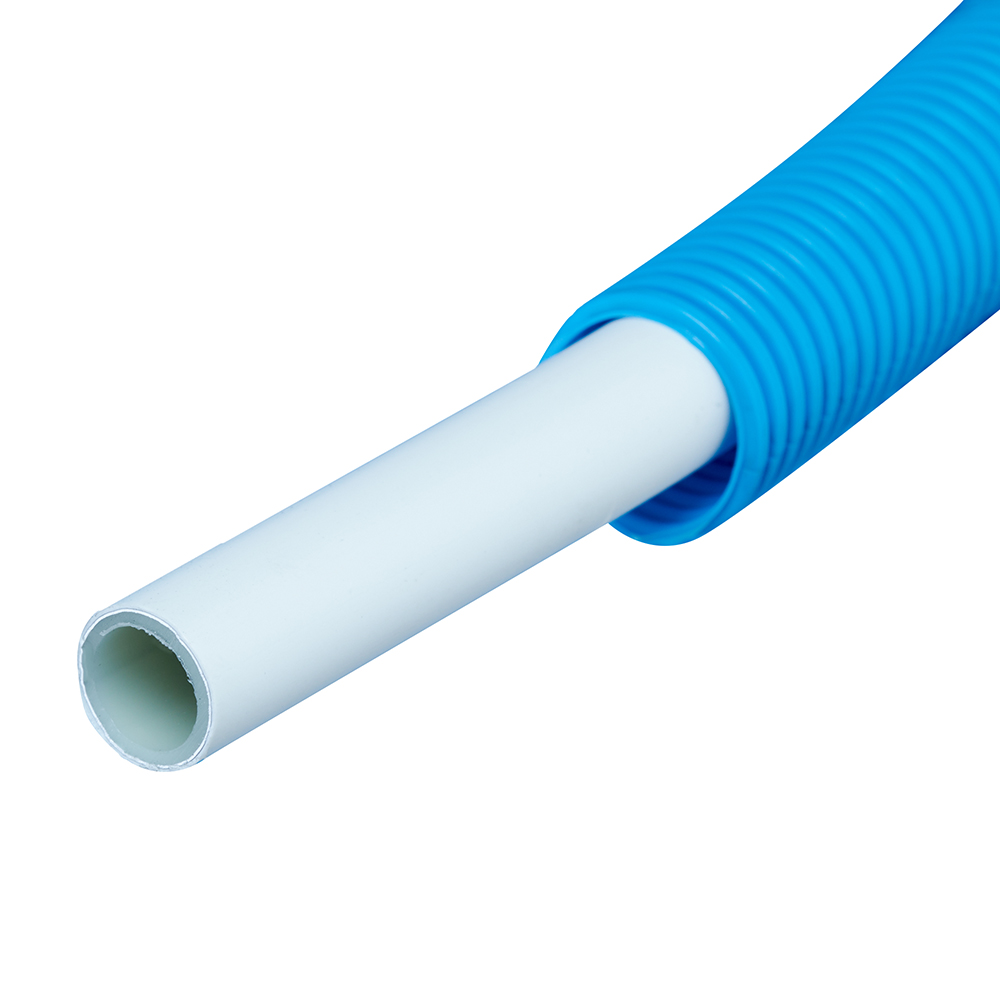 фото Труба металлопластиковая henco (100-r16mb) 16 мм синяя rixc (100 м)