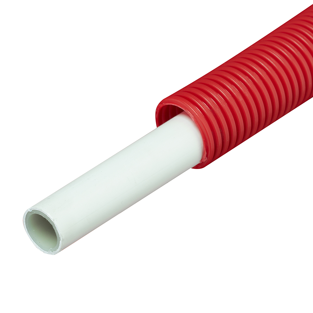 фото Труба металлопластиковая henco (100-r16mr) 16 мм красная rixc (100 м)