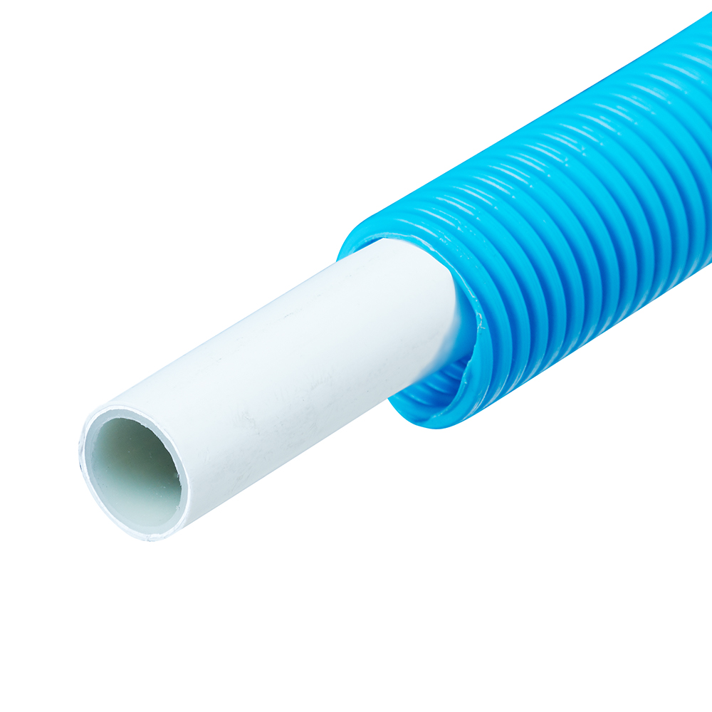 фото Труба металлопластиковая henco (100-020mb) 20 мм синяя standard (100 м)
