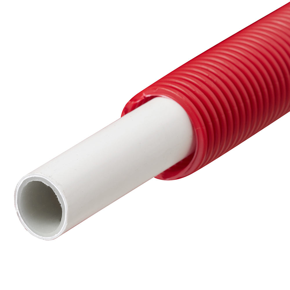 фото Труба металлопластиковая henco (100-020mr) 20 мм красная standard (100 м)