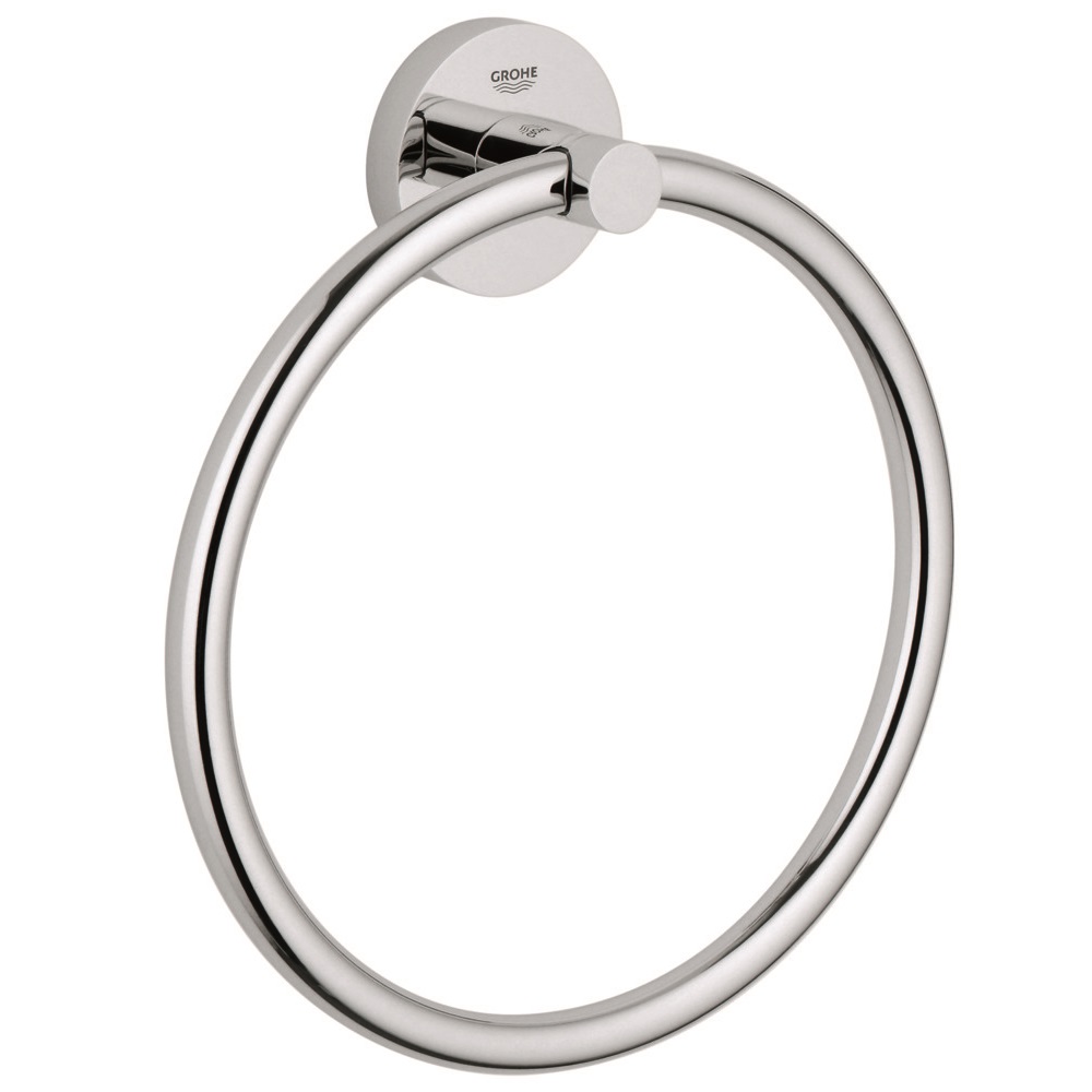 фото Полотенцедержатель кольцо grohe essentials 40365001 d180 мм сталь хром