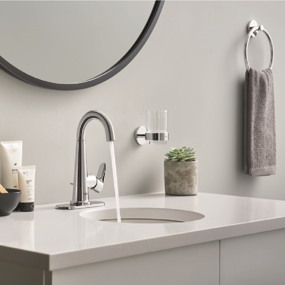 фото Полотенцедержатель кольцо grohe essentials 40365001 d180 мм сталь хром