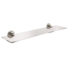 Полка для ванной GROHE Essentials 40799DC1 530x145 мм стекло/сталь хром матовый
