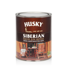 Масло для террас Husky Siberian бесцветное 0,9 л