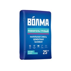 Ровнитель (стяжка пола) первичный Волма Ровнитель губый 25 кг