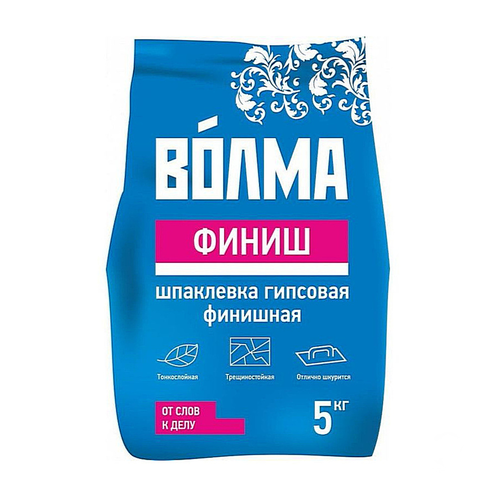 Шпаклевка гипсовая Волма Финиш 5 кг — купить в Петровиче в Москве: цена ...