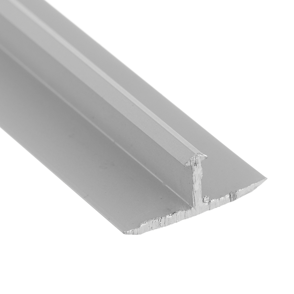 фото Профиль алюминиевый для кафельной плитки до 7 мм т-образный 2700х20х8,5 мм