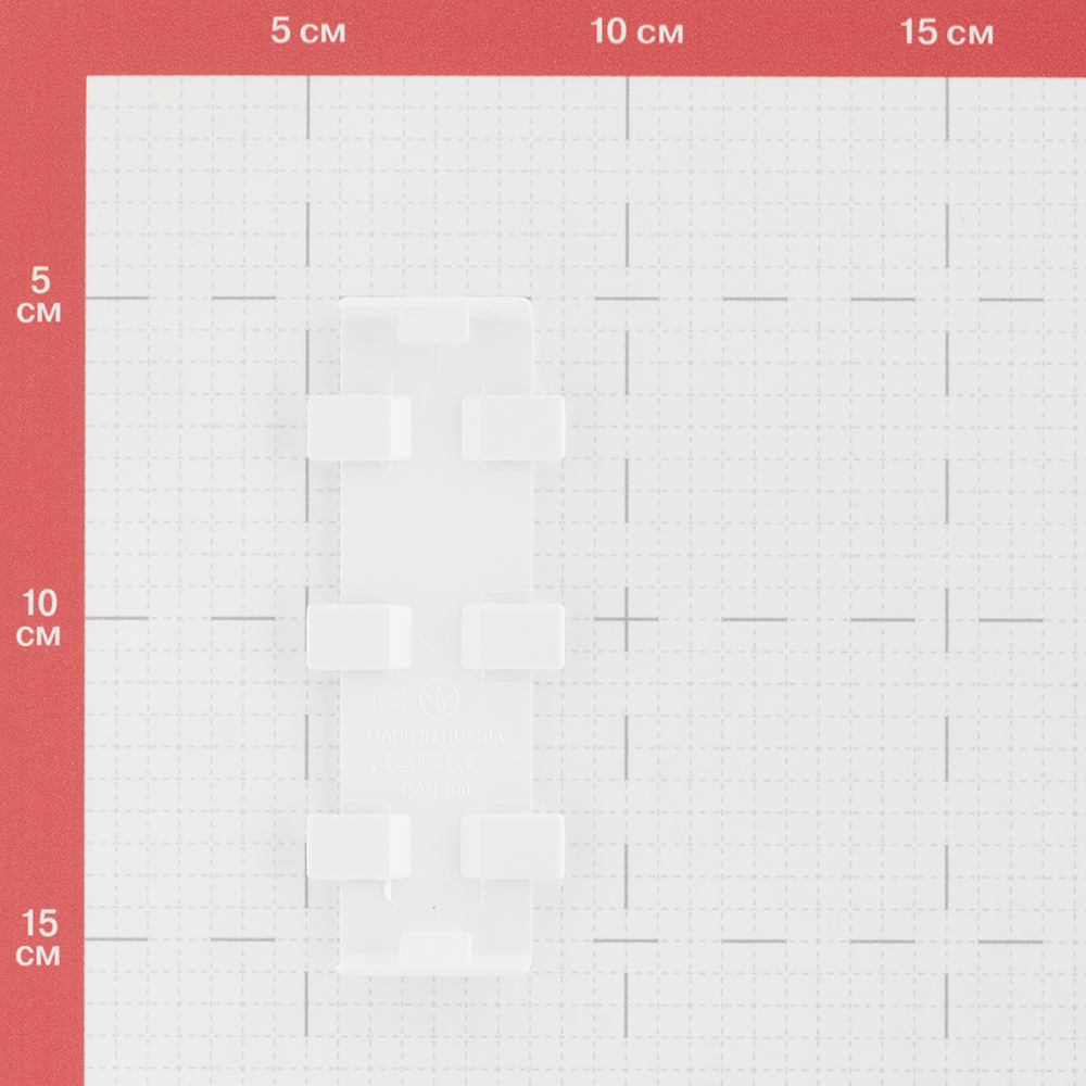 фото Соединение на стык крышки кабель-канала dkc (00887) 100х60 мм белое