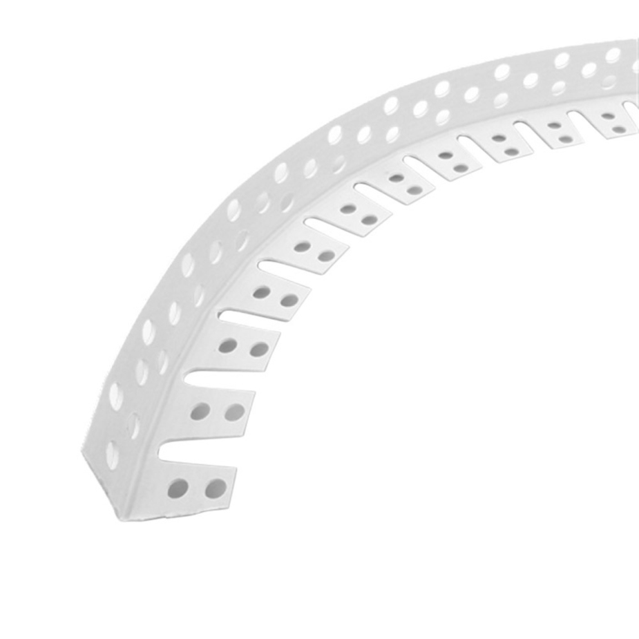 Профиль углозащитный арочный перфорированный ПВХ под штукатурку 3 м ...