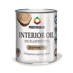 Масло Prostocolor Interior Oil для деревянных поверхностей белое 0,75 л