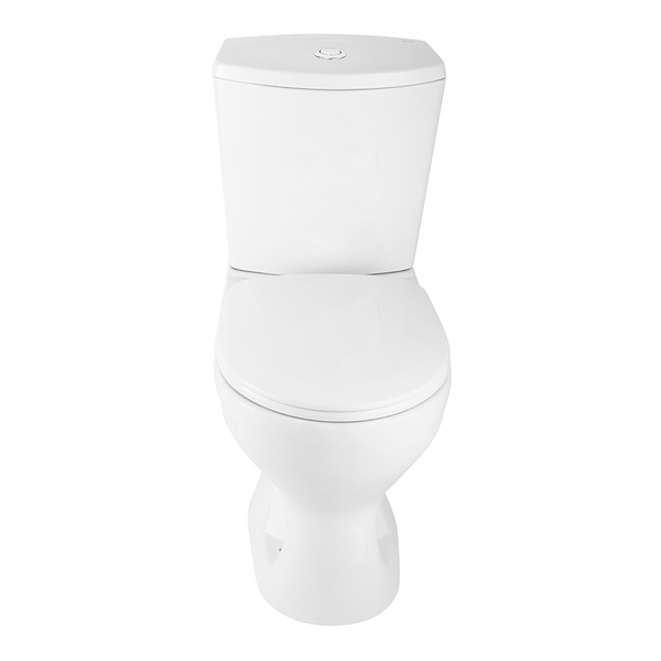 Унитаз-компакт Santeri Ультра с косым выпуском с сиденьем полипропилен ...