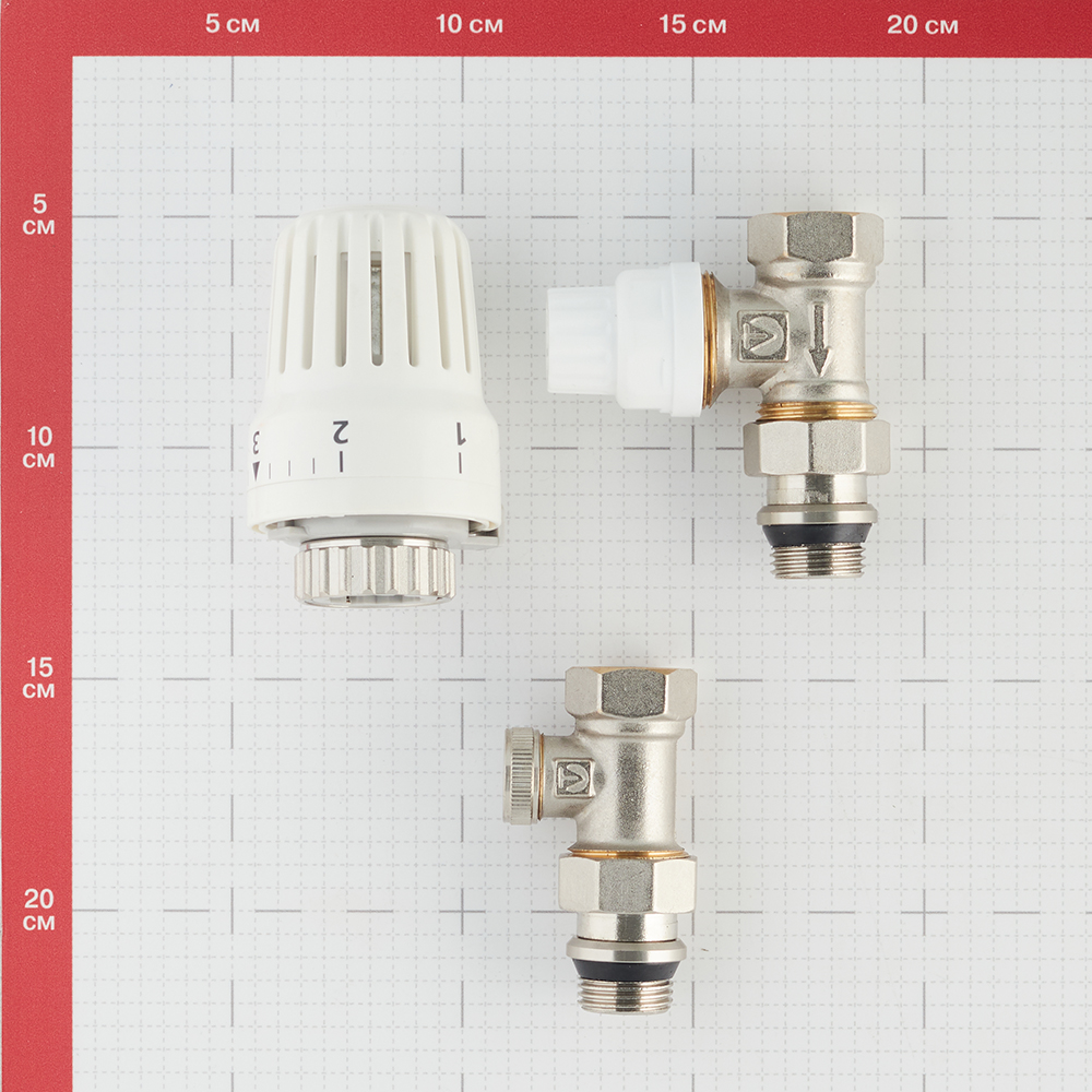 Комплект терморегулирующий Valtec 1/2 для радиатора (VT.046.N.04) Вид№5