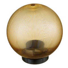 Светильник уличный SVET Анелма (SV0118-0080) E27 60 Вт золотой призма круглый IP44 d200х210 мм