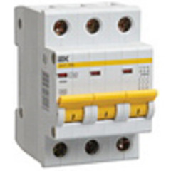 Автоматический выключатель IEK ВА47-29 (MVA20-3-063-B) 3P 63 А 4,5 кА 400 В на DIN-рейку