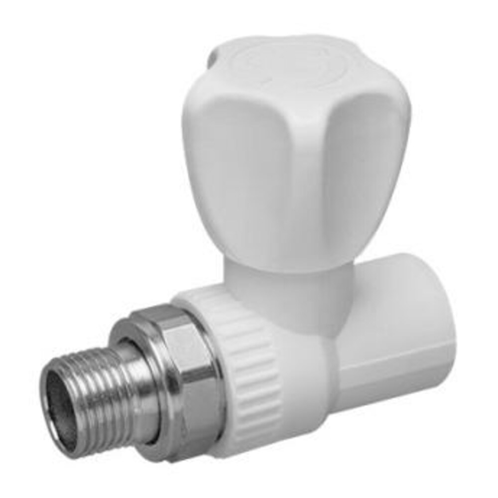 Кран шаровой полипропиленовый 25 мм х 3/4 ВН(г) прямой — купить в ...