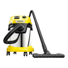 Пылесос строительный электрический Karcher WD 3 P S V-17/4/20 (YSY) *EU (1.628-190.0) 1000 Вт 17 л