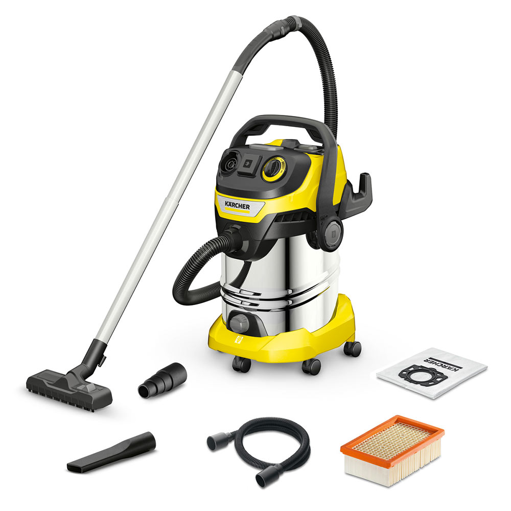 фото Пылесос строительный электрический karcher wd 6 p s v-30/6/22/t (ysy) *eu (1.628-360.0) 1300 вт 30 л